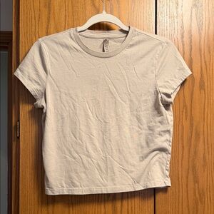 SKIMS Soft Beige Short Sleeve Tee